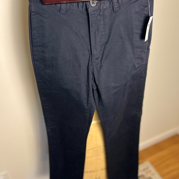 Gap girls skinny leg navy khakis NWT size 10 - Picture 3 of 5